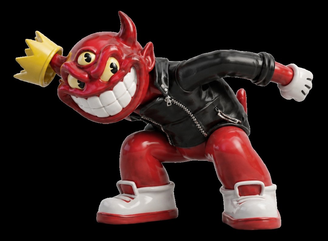 Personaje diablo rojo diseñado e impreso