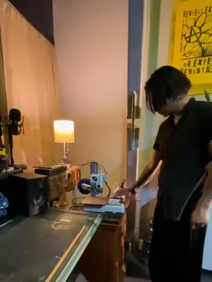 Fabricación del oso en el taller