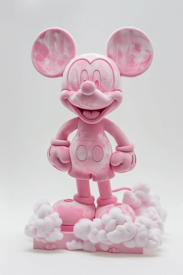Figura de personaje en resina brillante